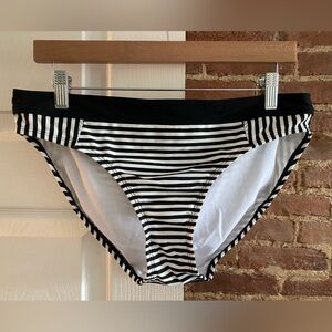 Athleta MONTAUK Striped Swimsuit Bottom - New Without Tags